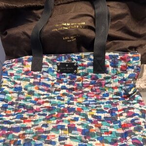 Kate Spade New York Multi nylon canvas Shopper Tote